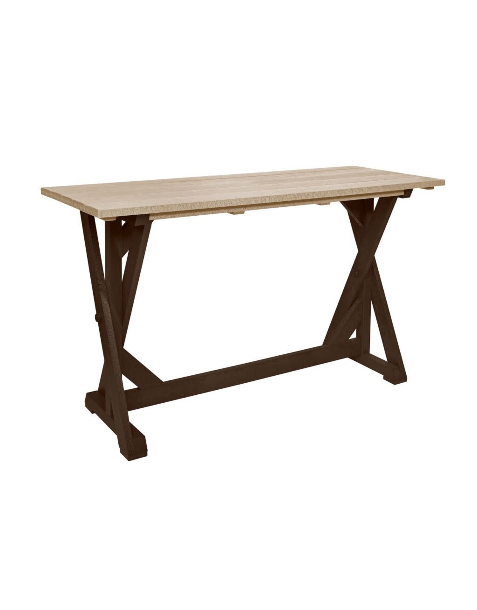 C.R. Plastic Products C. R. Plastic Products Harvest Bar Height Table - T202
