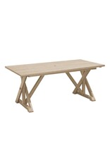 C.R. Plastic Products C. R. Plastic Products Harvest Wide Dining Table - T203