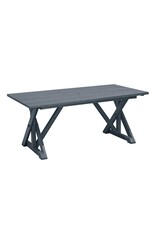 C.R. Plastic Products C. R. Plastic Products Harvest Wide Dining Table - T203