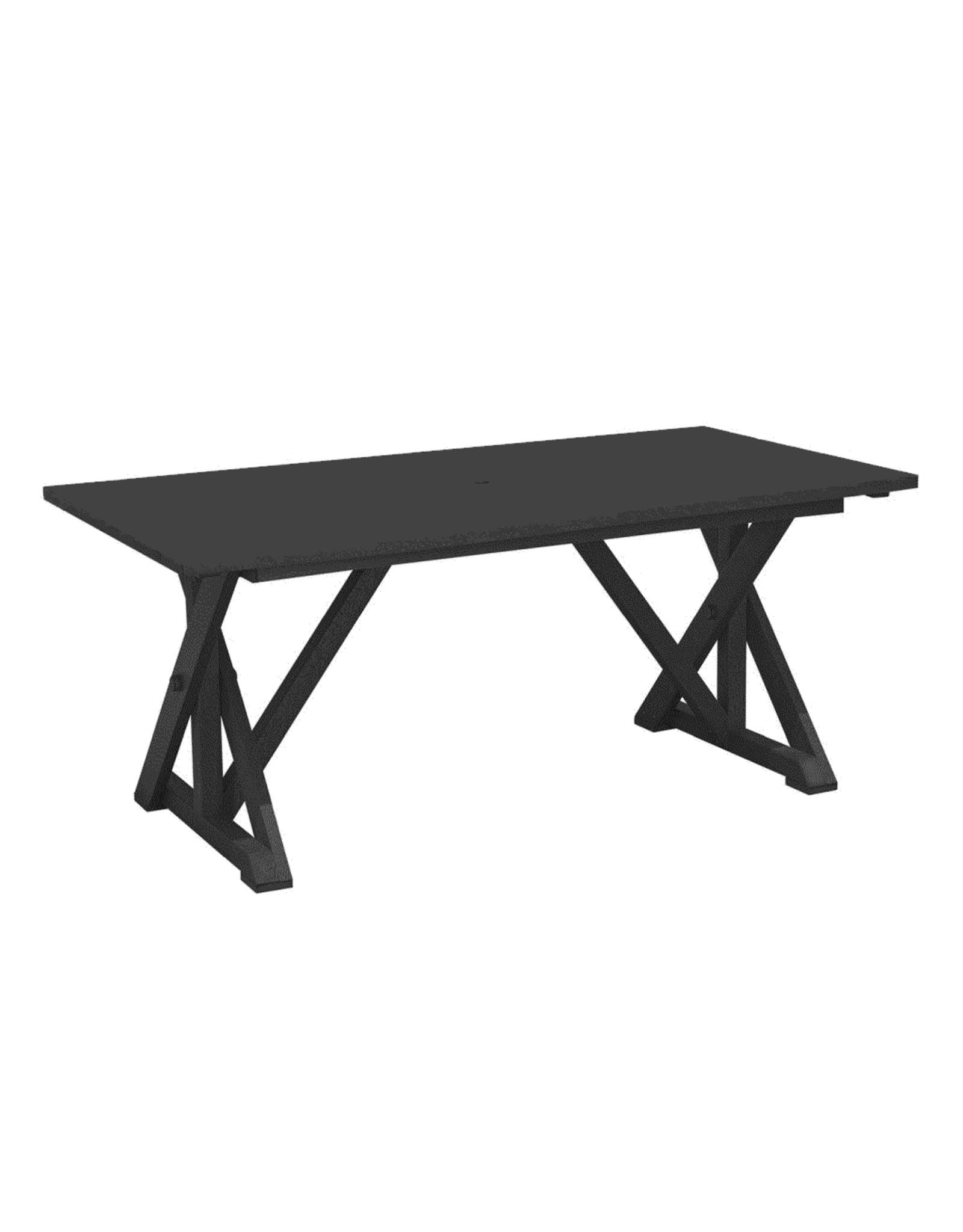 C.R. Plastic Products C. R. Plastic Products Harvest Wide Dining Table - T203