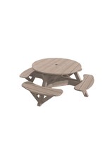 C.R. Plastic Products C. R. Plastic Products 51" Round Picnic Table - T50