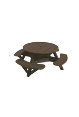 C.R. Plastic Products C. R. Plastic Products 51" Round Picnic Table - T50