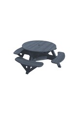 C.R. Plastic Products C. R. Plastic Products 51" Round Picnic Table - T50