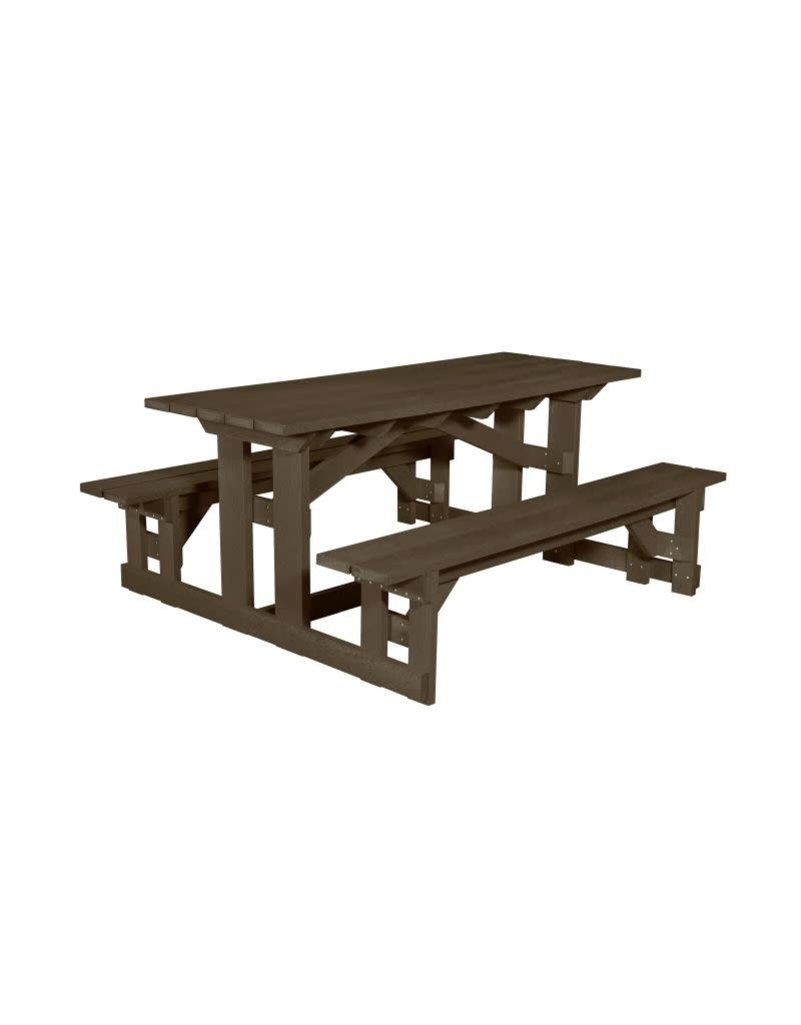 C.R. Plastic Products C. R. Plastic Products 72" Rectangular Picnic Table - T52