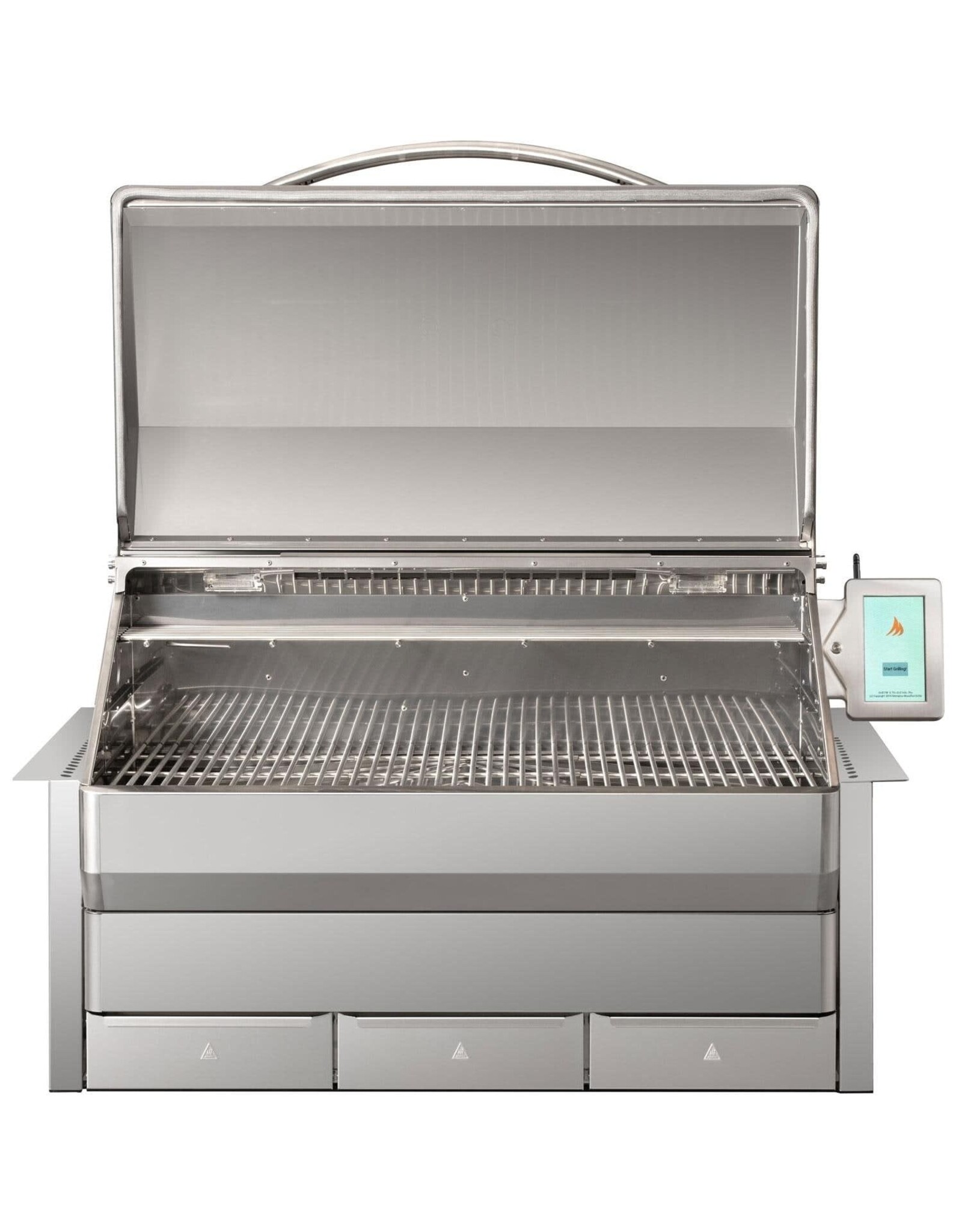 Memphis Grills Memphis Grills Elite ITC3 Wi-Fi Monitored 39-Inch 304 Stainless Steel Built-In Pellet Grill - VGB0002S