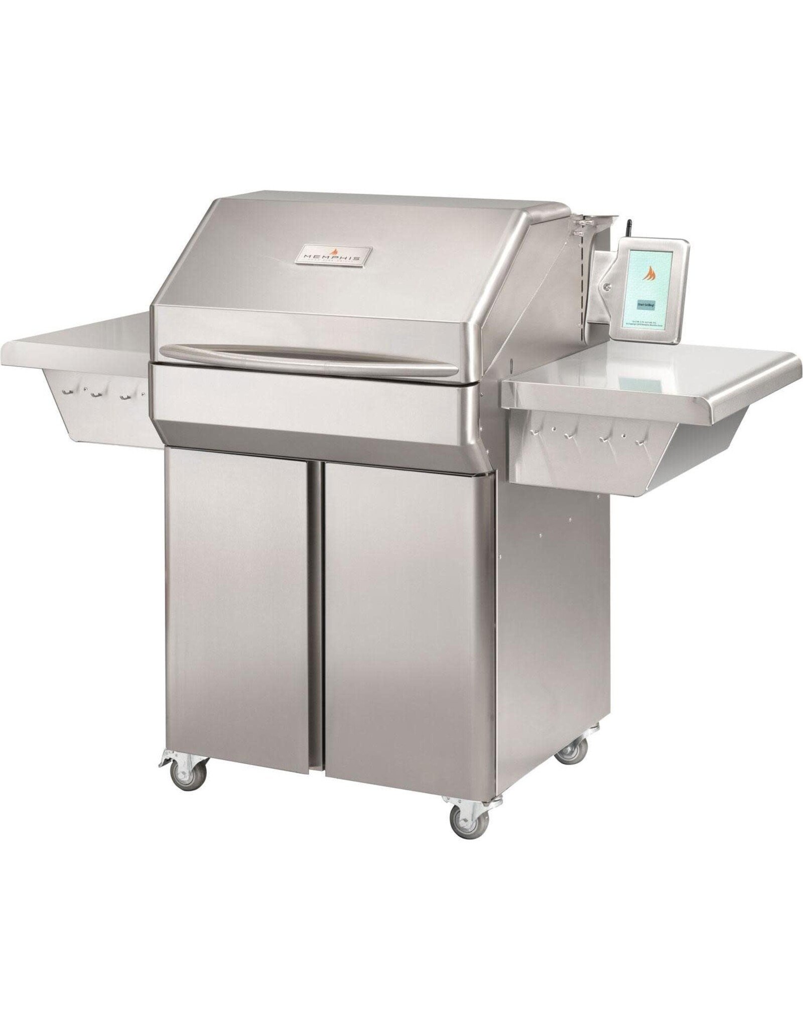 Memphis Grills Memphis Grills Pro ITC3 Wi-Fi Monitored 28-Inch 304 Stainless Steel Pellet Grill - VG0001S