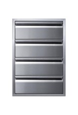 Memphis Grills Memphis Grills 21-Inch Quadruple Access Drawer With Soft Close - VGC21DB4