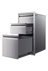 Memphis Grills Memphis Grills 15-Inch Triple Access Drawer With Soft Close - VGC15DB3