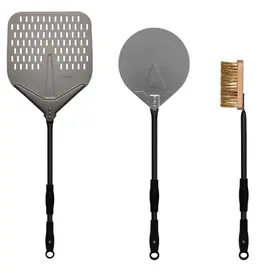Alfa Pizza Ovens Alfa 36" 3Pc Gas Medium Peel Kit (Md Peel, Turner, Brush - AC-3PCMGPEELSET