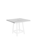 C.R. Plastic Products C. R. Plastic Products 40" Square Pub Table Top w/ Hole - TT13