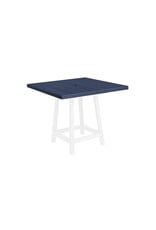 C.R. Plastic Products C. R. Plastic Products 40" Square Pub Table Top w/ Hole - TT13