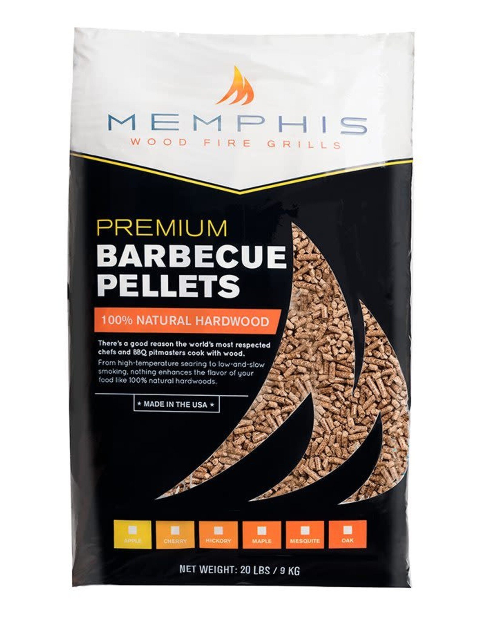 Memphis Grills Memphis Oak Pellets - 20 LB Bag - MGOAK