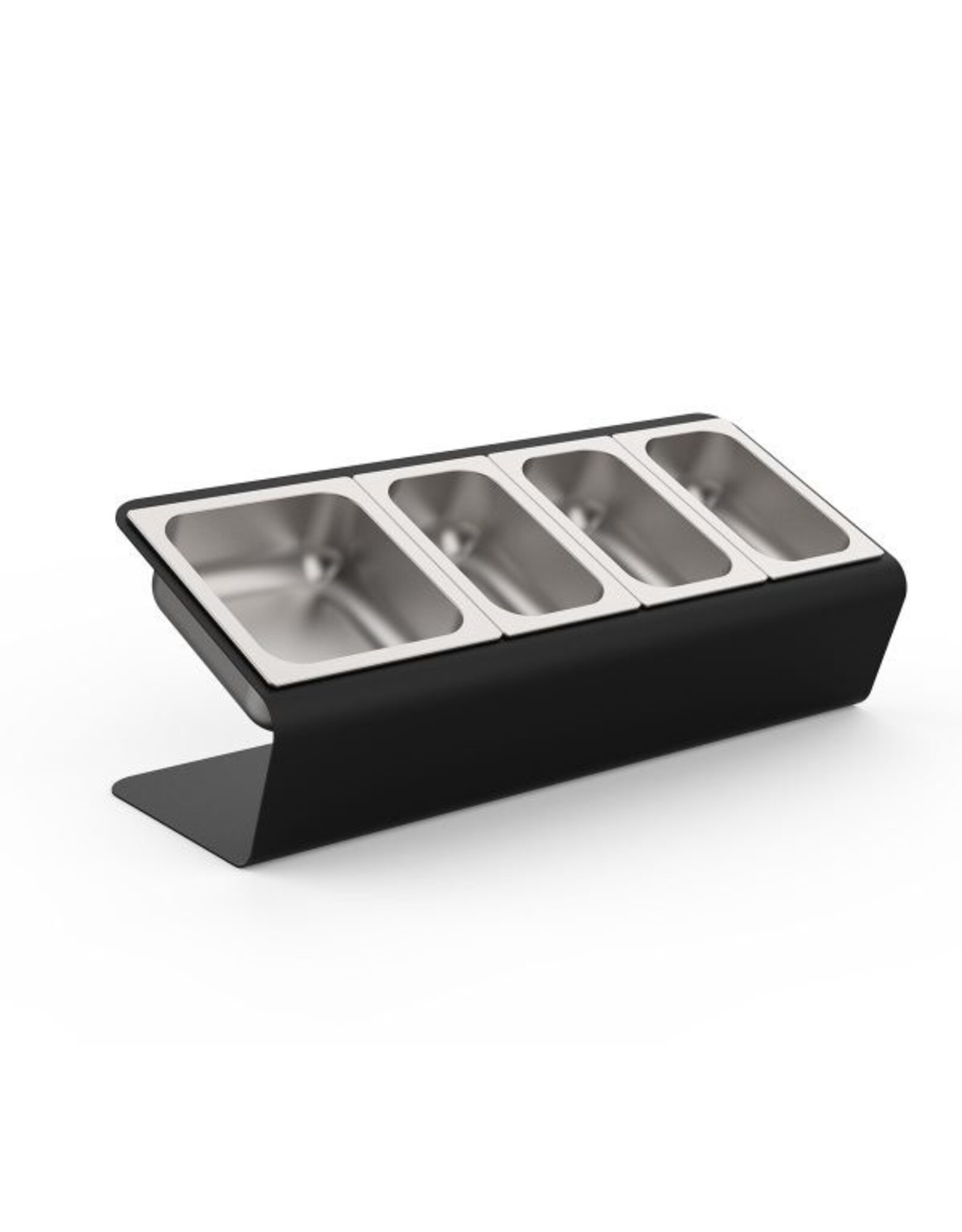 Alfa TOPPING STATION 4 TRAYS W/ LIDS- AC-PIG-4