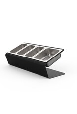 Alfa TOPPING STATION 4 TRAYS W/ LIDS- AC-PIG-4