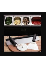 Alfa Pizza Ovens Alfa Topping Station 4 Trays With Lids - AC-PIG-4