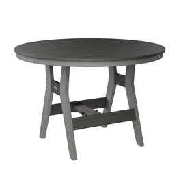 Berlin Gardens Berlin Gardens 48" Round Harbor Table Dining Height Hammered Top - HHFT0048D
