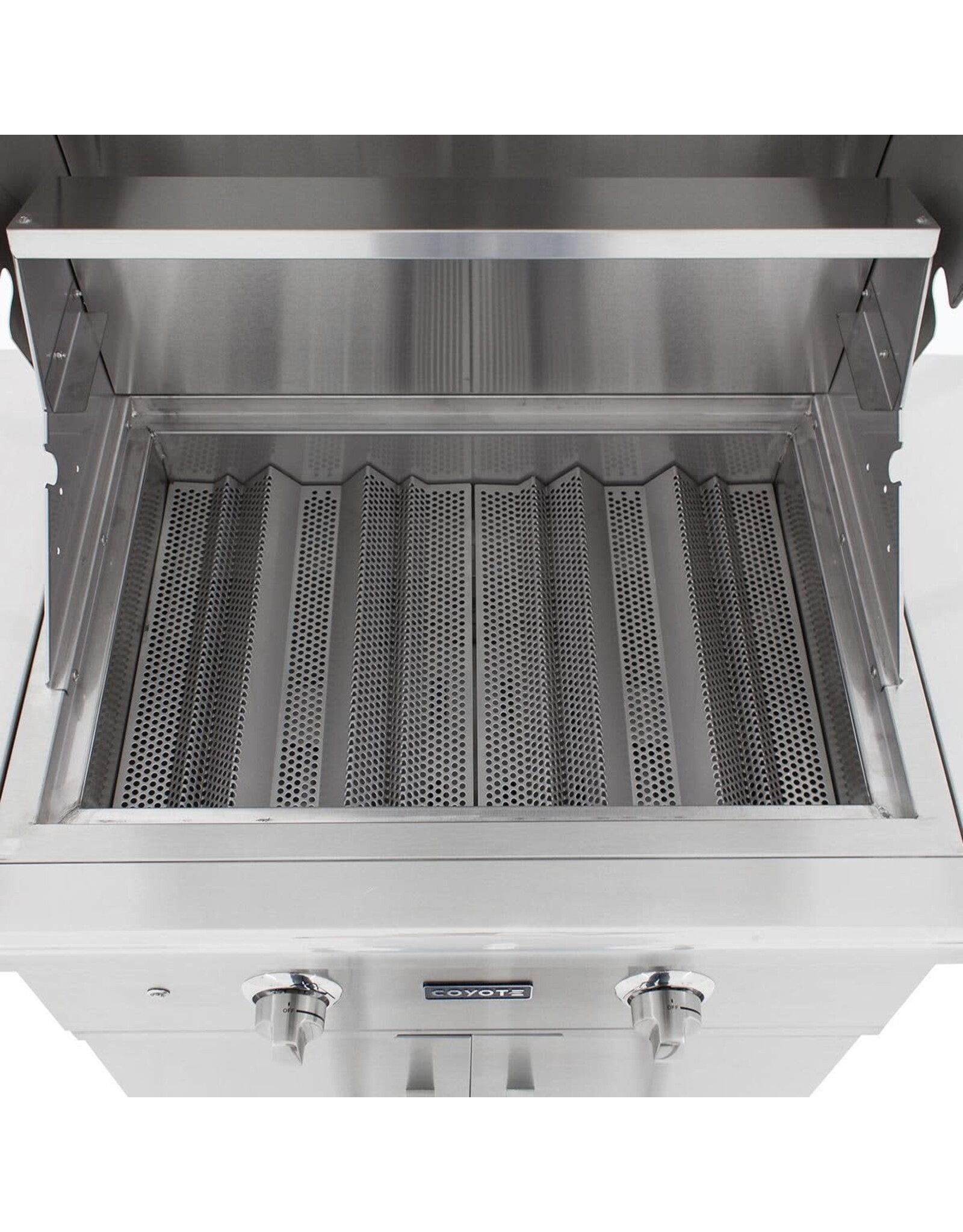 Coyote Coyote 28" Grill on Cart with Infinity Burners Natural Gas - C1C28NG-FS
