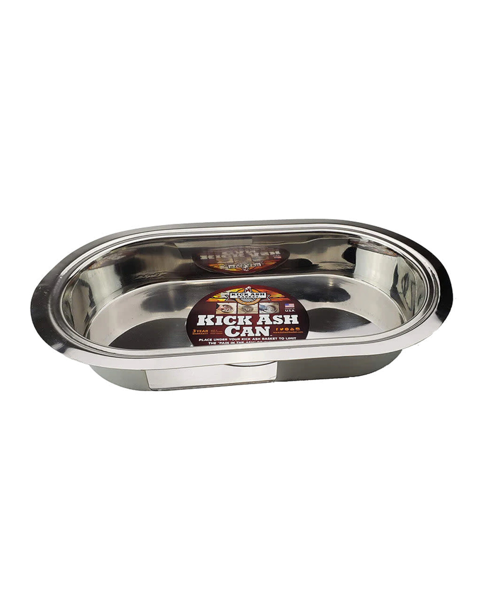 Kickash Basket Kick Ash Can Oval Large Primo - KAC-OL