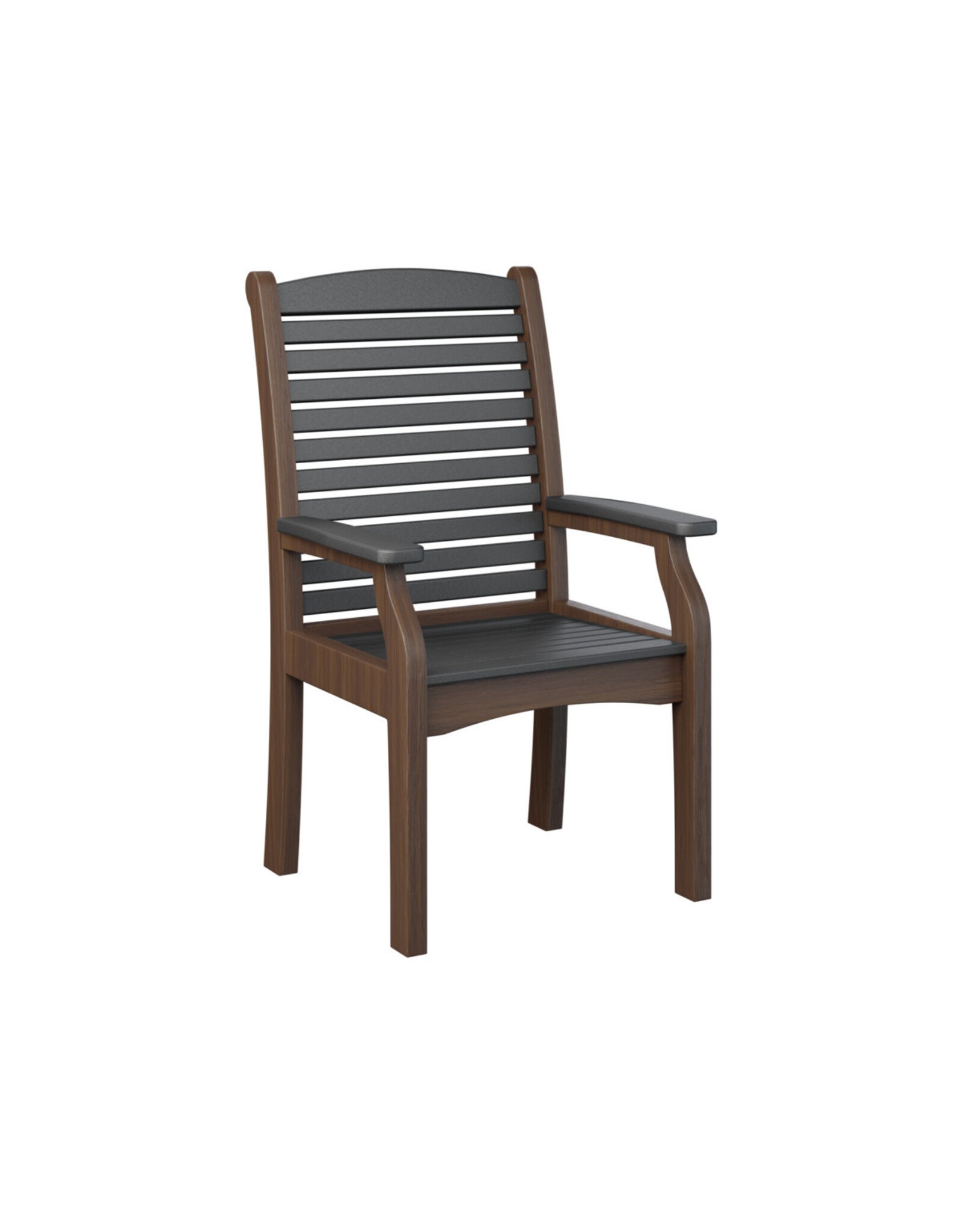 Berlin Gardens Classic Terrace Dining Chair	 - CTDC2744 Black - BK Brazilian Walnut - BW