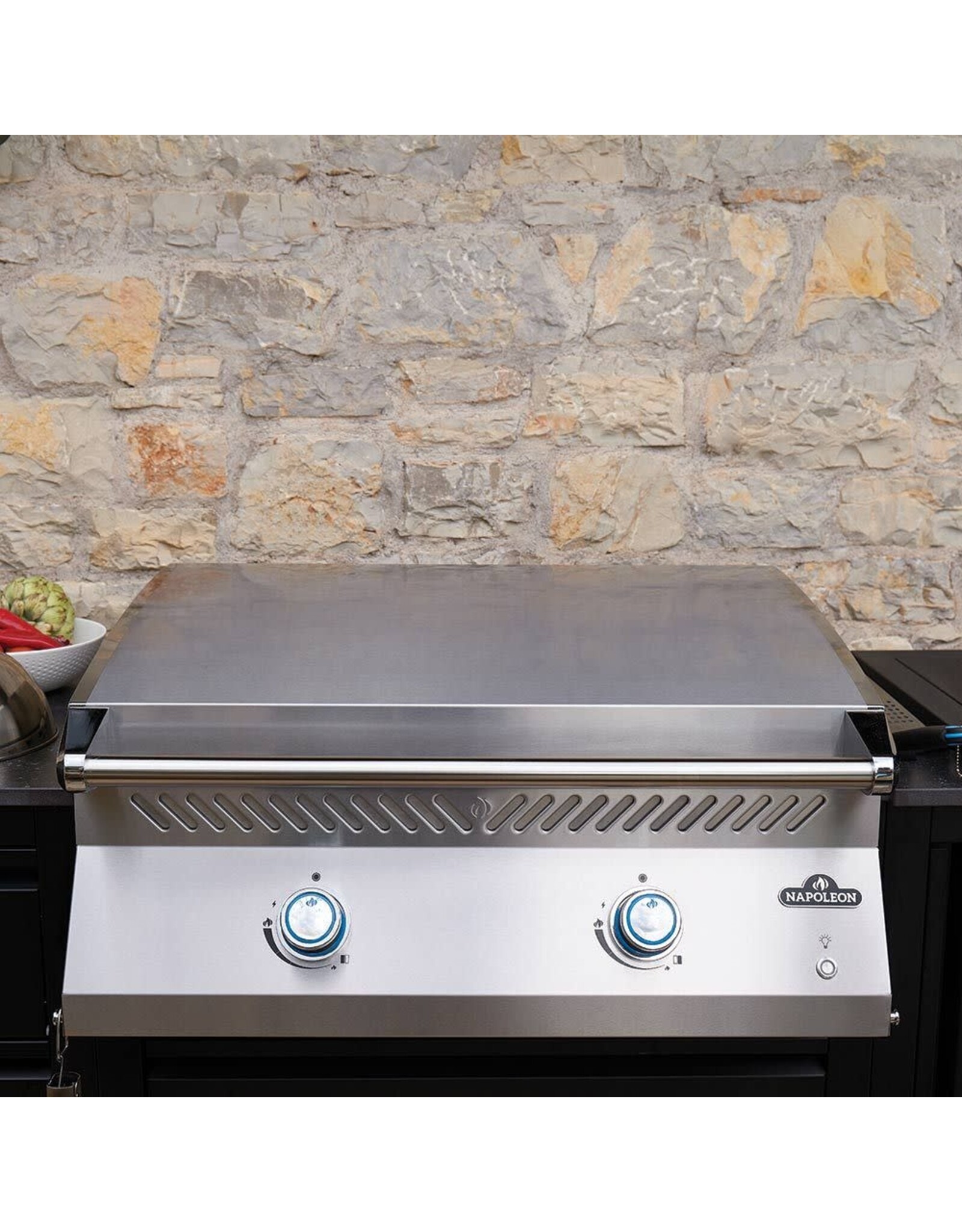 Napoleon Napoleon Built-In 700 Series 32" Griddle, Natural Gas, Stainless Steel - BIG32FTNSS