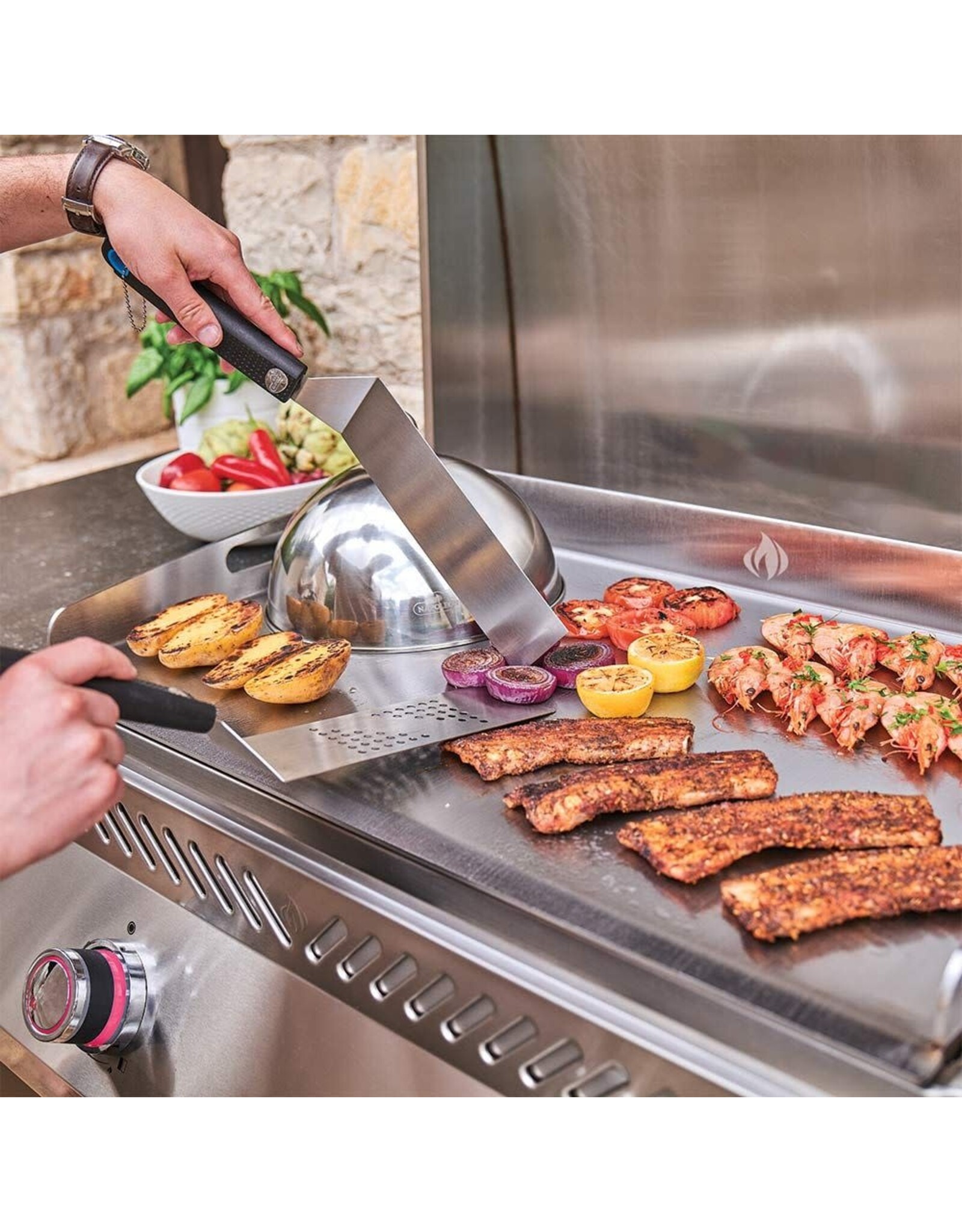 Napoleon Napoleon Built-In 700 Series 32" Griddle, Natural Gas, Stainless Steel - BIG32FTNSS