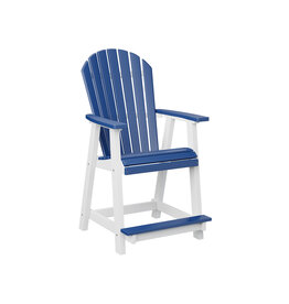 Berlin Gardens Berlin Gardens Comfo Back Counter Height Arm Chair - PECC2131