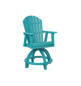 Berlin Gardens Berlin Gardens Comfo Back Counter Height Swivel Arm Chair - ESCC2131