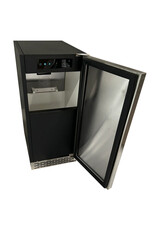 Renaissance Cooking Systems Renaissance Nugget Ice Maker - Stainless - 26 lb Capacity - 55 lb Production - UL Rated - Reversible Door - REFR3A