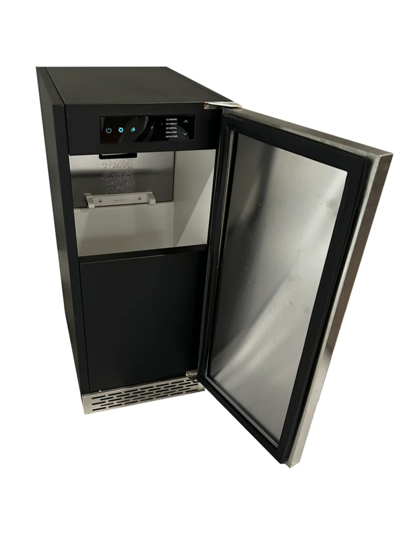 Renaissance Cooking Systems Renaissance Nugget Ice Maker - Stainless - 26 lb Capacity - 55 lb Production - UL Rated - Reversible Door - REFR3A