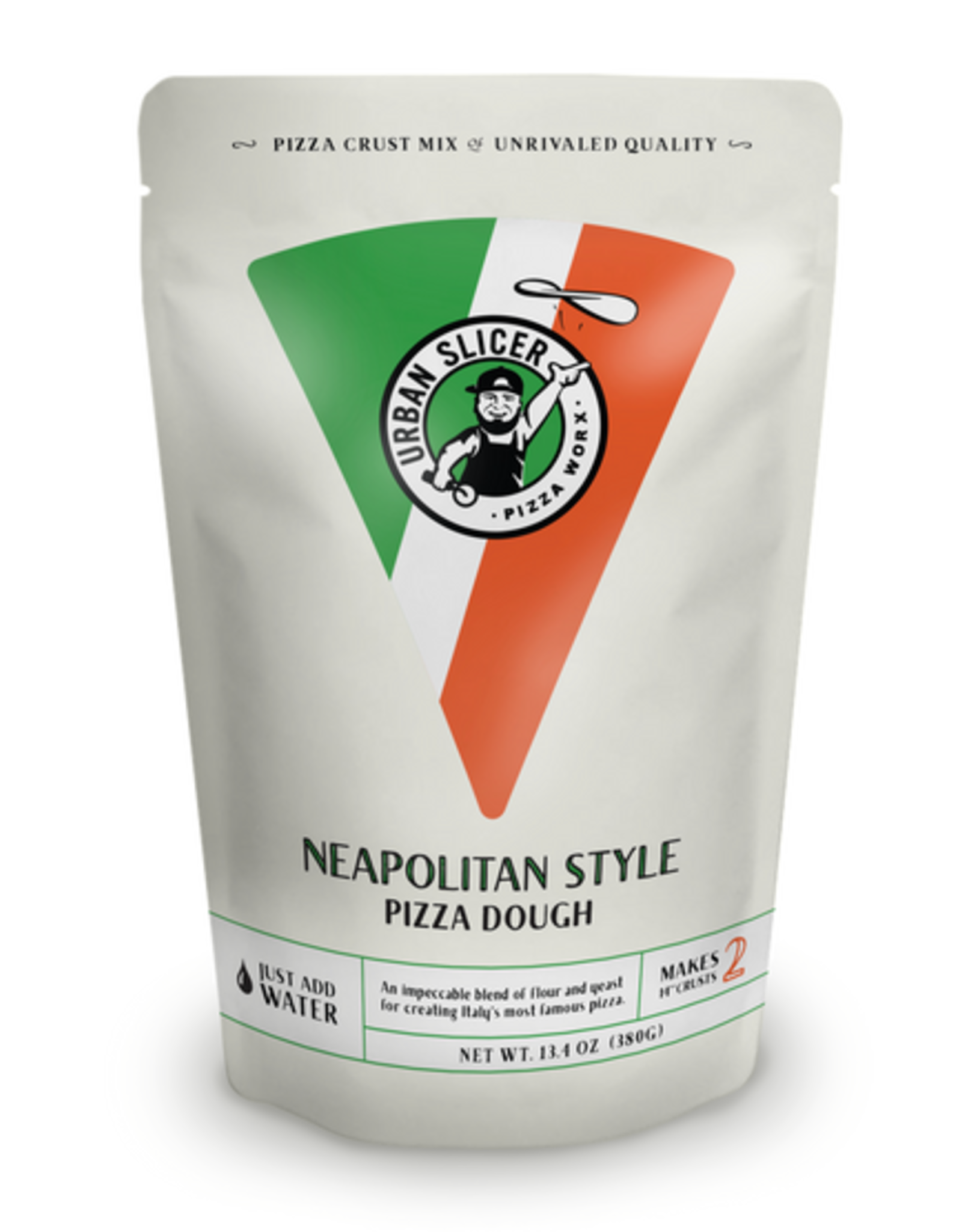 Urban Slicer Pizza Worx Urban Slicer Pizza Worx Neapolitan Style Pizza Dough Mix 13.4 Oz - 84101