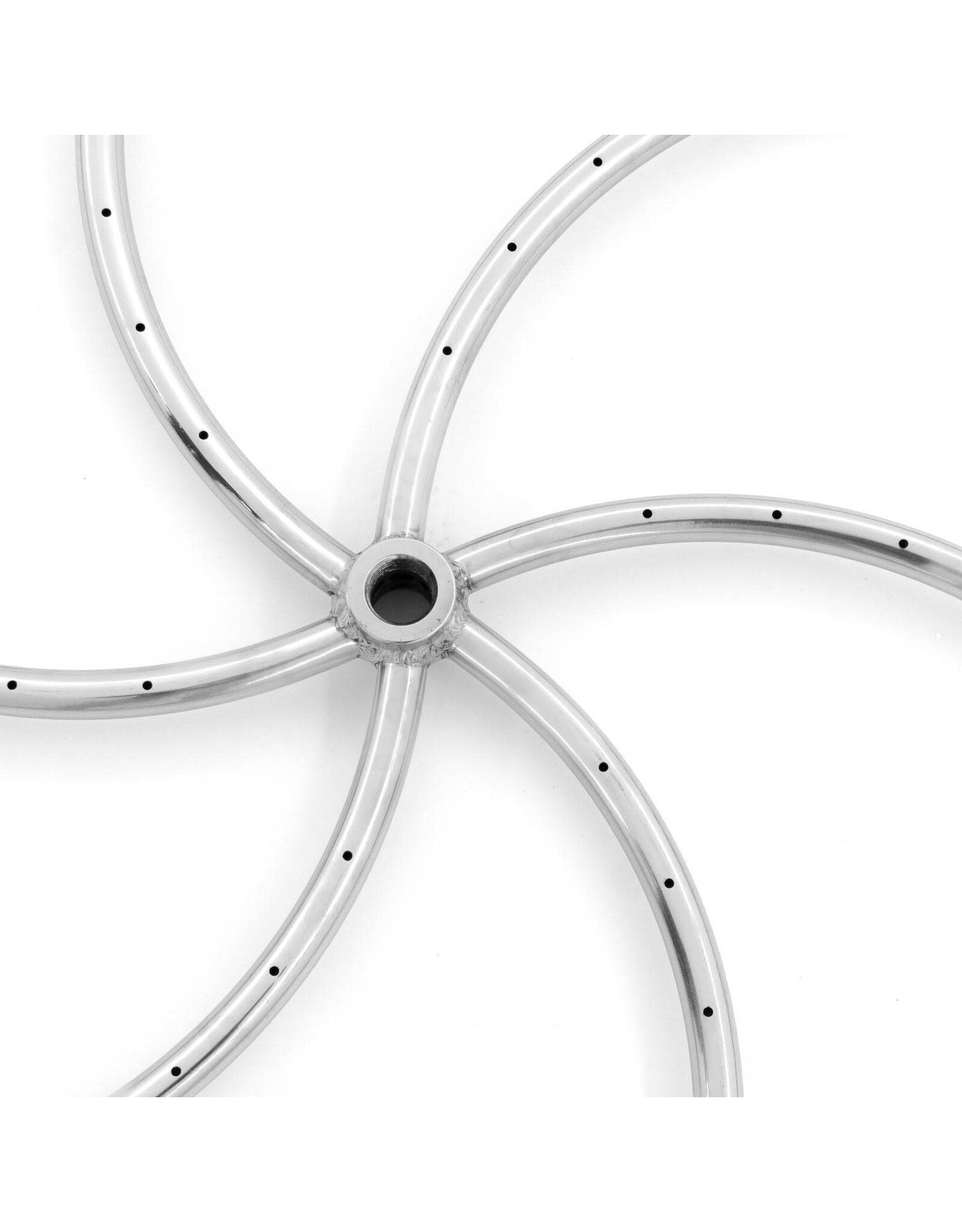 Firenado 30" Stainless Steel Spiral Ring Burner - Natural Gas - FN-30FPB-SS