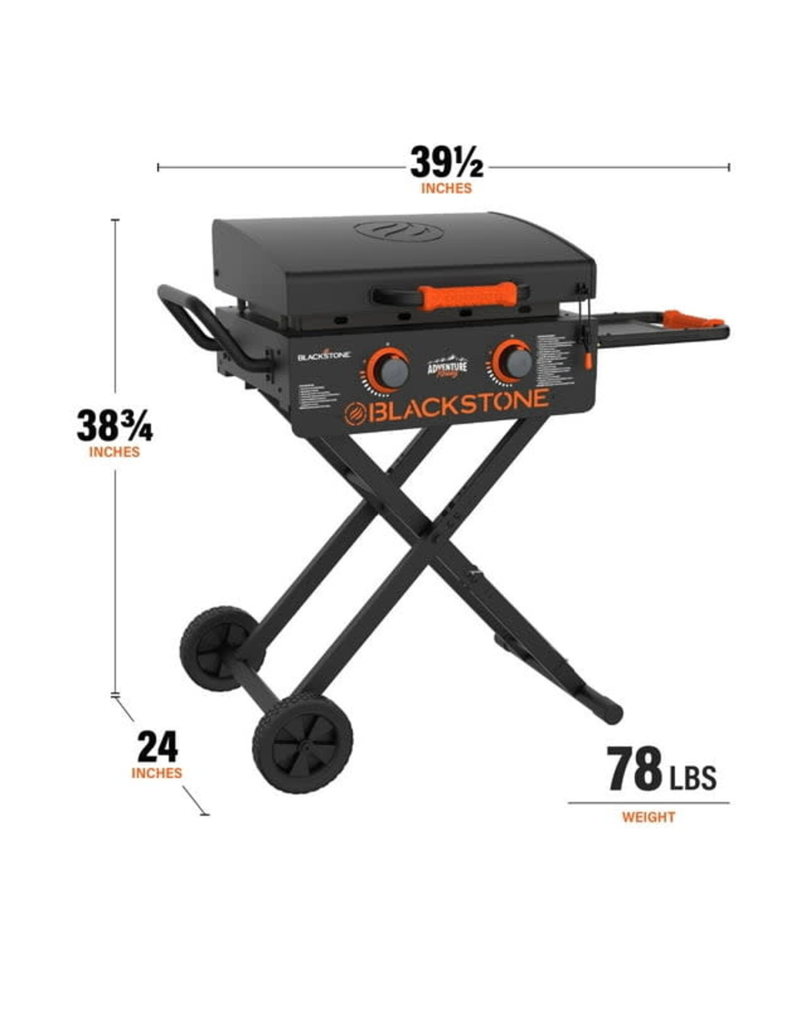 Blackstone Blackstone Adventure Ready 2-Burner 22" Propane Omnivore Griddle with Flex-Fold Legs - 2020