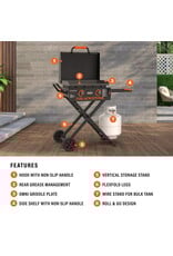 Blackstone Blackstone Adventure Ready 2-Burner 22" Propane Omnivore Griddle with Flex-Fold Legs - 2020
