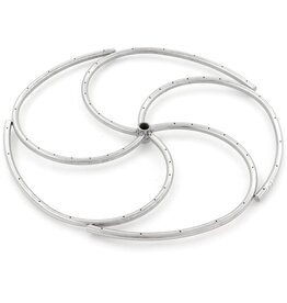 Firenado 24" Stainless Steel Spiral Ring Burner - Natural Gas - FN-24FPB-SS
