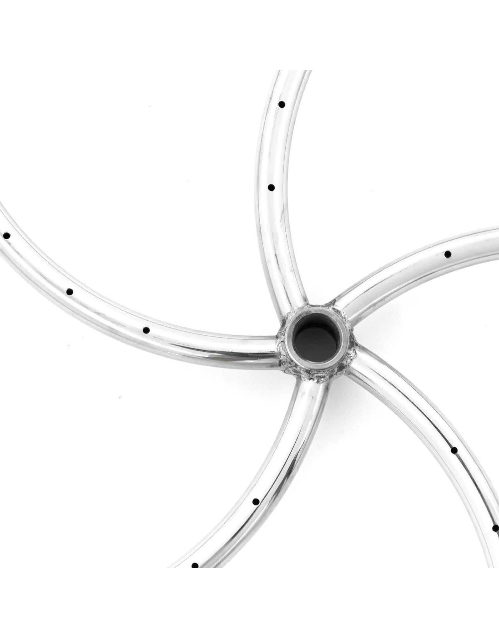 Firenado 24" Stainless Steel Spiral Ring Burner - Natural Gas - FN-24FPB-SS