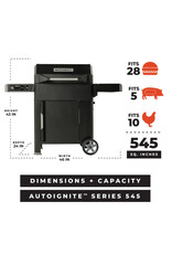 Masterbuilt Masterbuilt QuickFire 545 Digital Charcoal Grill + Smoker - MB20041124