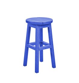 C.R. Plastic Products C. R. Plastic Products Barstool Counter Height - C21C Blue