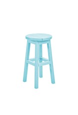 C.R. Plastic Products C. R. Plastic Products Barstool Counter Height - C21C Aqua