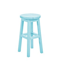 C.R. Plastic Products C. R. Plastic Products Barstool Counter Height - C21C Aqua