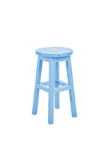 C.R. Plastic Products C. R. Plastic Products Barstool Counter Height - C21C Sky Blue