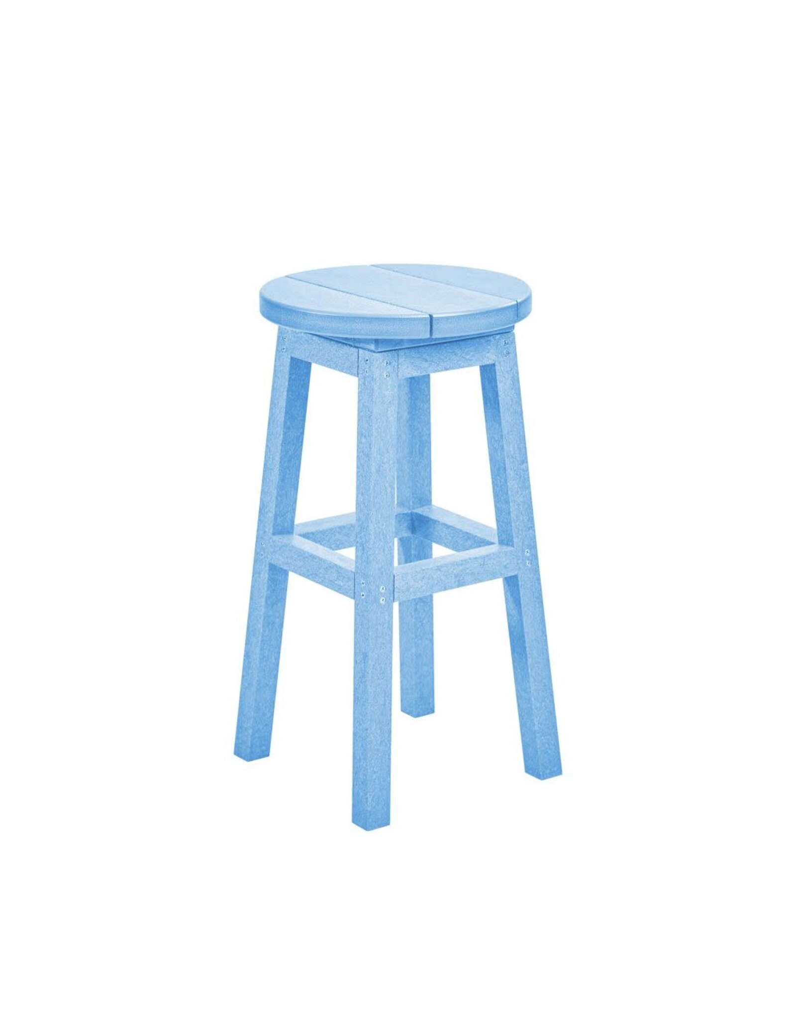 C.R. Plastic Products C. R. Plastic Products Barstool Counter Height - C21C Sky Blue