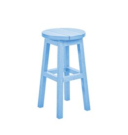 C.R. Plastic Products C. R. Plastic Products Barstool Counter Height - C21C Sky Blue