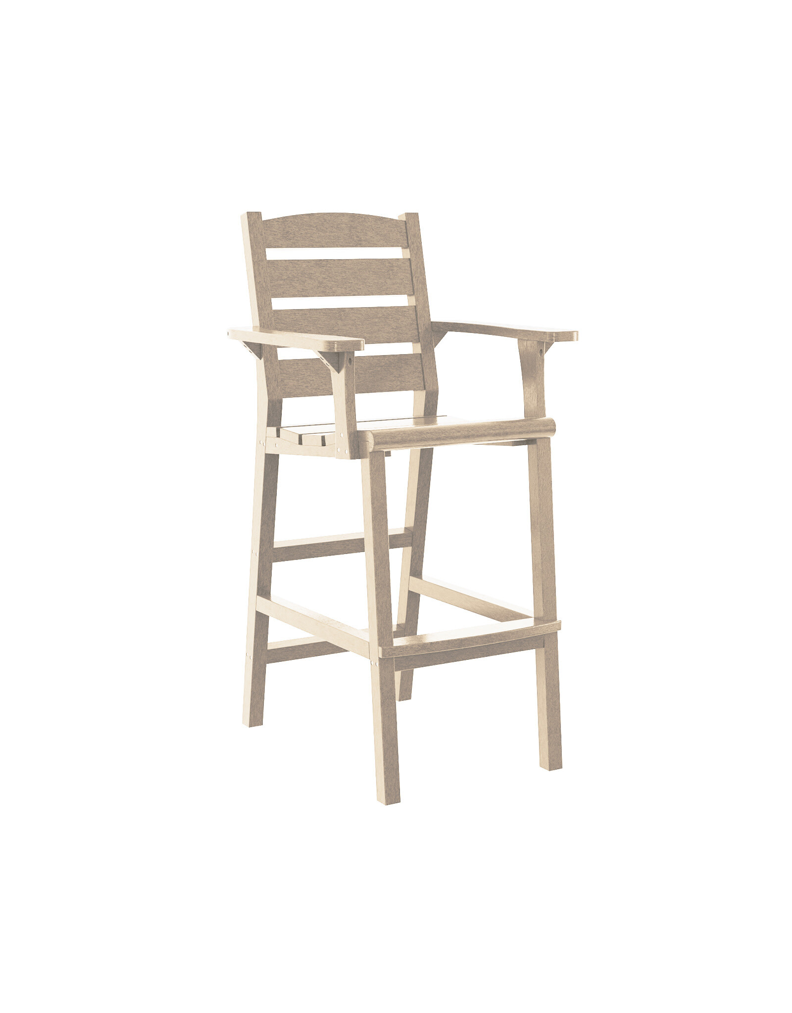 C.R. Plastic Products C. R. Plastic Products Napa Pub Height Arm Chair - C313