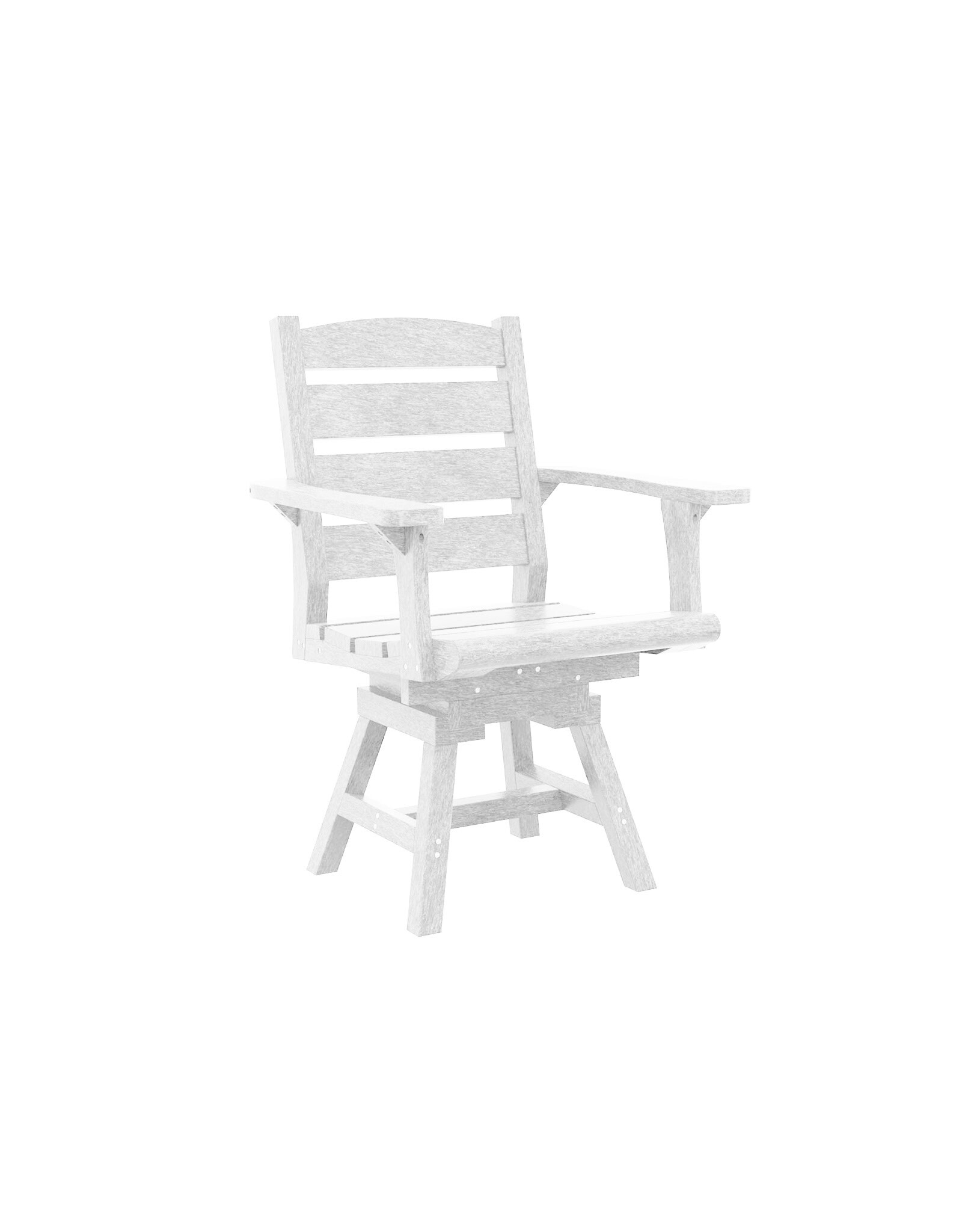 C.R. Plastic Products C. R. Plastic Products Napa Dining Height Swivel Arm Chair - C322