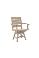 C.R. Plastic Products C. R. Plastic Products Napa Dining Height Swivel Arm Chair - C322