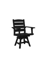 C.R. Plastic Products C. R. Plastic Products Napa Dining Height Swivel Arm Chair - C322