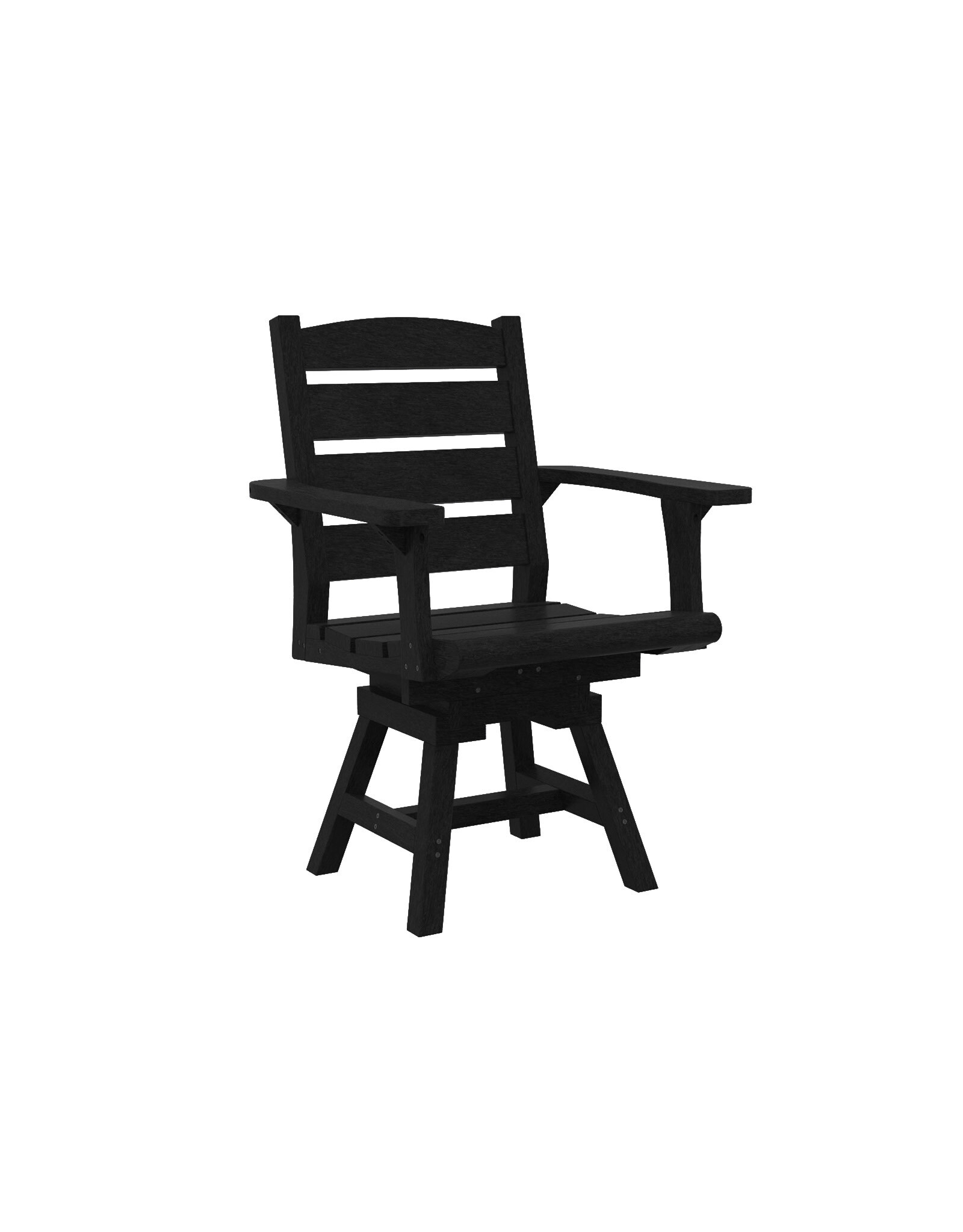 C.R. Plastic Products C. R. Plastic Products Napa Dining Height Swivel Arm Chair - C322