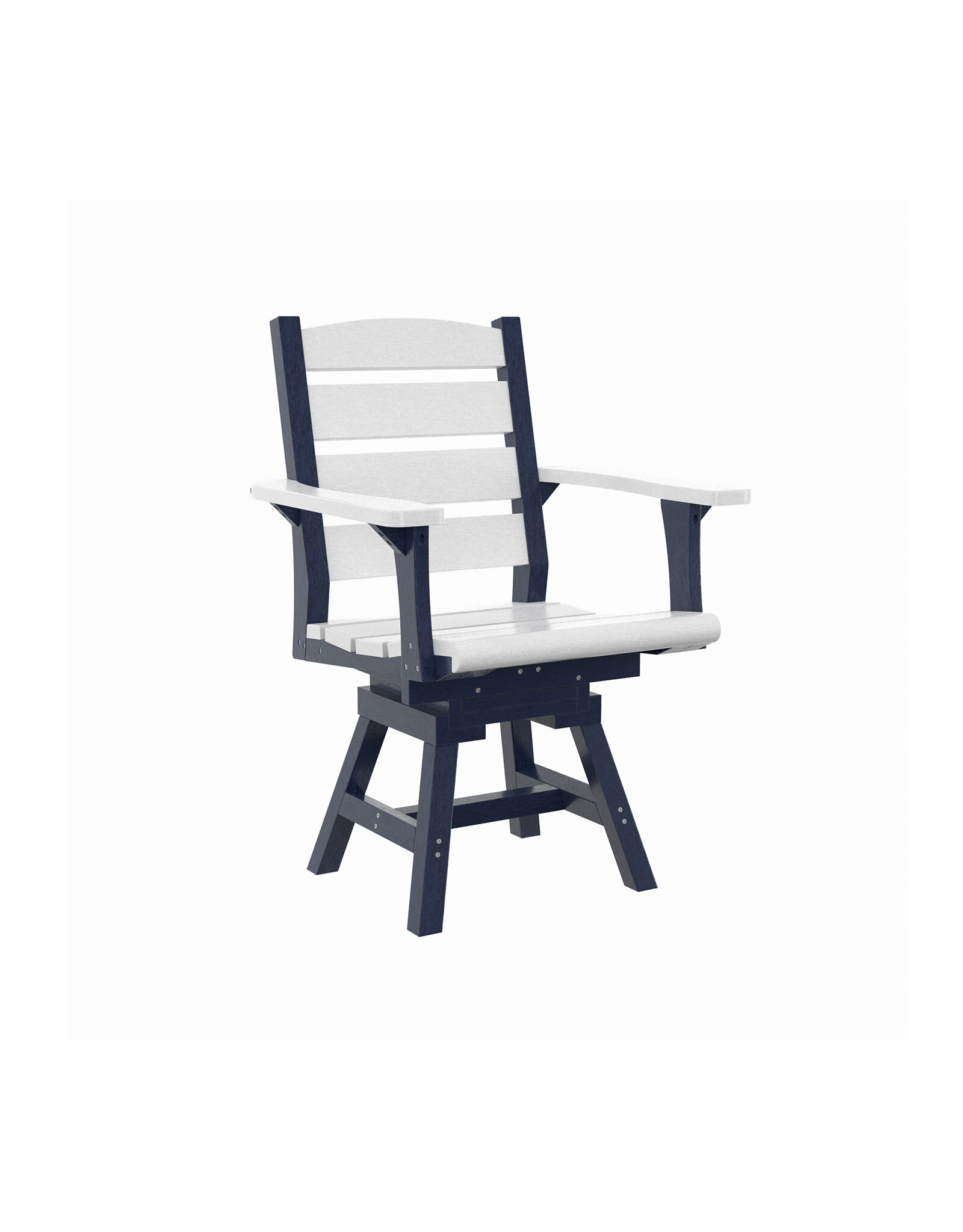 C.R. Plastic Products C. R. Plastic Products Napa Dining Height Swivel Arm Chair - C322