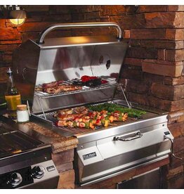 Fire Magic Fire Magic Grills -  Legacy 24-Inch Built-In Smoker Charcoal Grill - 12-SC01C-A