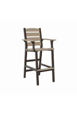 C.R. Plastic Products C. R. Plastic Products Napa Pub Height Arm Chair - C313